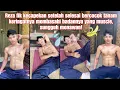 Reza fik kecapekan selesai bercocok tanam keringatnya membasahi badannya yang muscle, argh menawan!