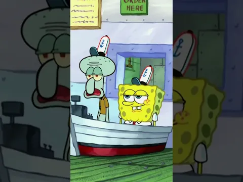 SpongeBob | Thaddäus trainiert SpongeBob in der Krossen Krabbe 😅
