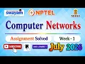 Computer Networks Week 1 Assignment Answers
