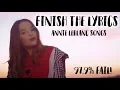 Finish The Lyrics Challenge: ANNIE LEBLANC SONGS!