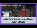 CSS Menu Hover Underline Effect Line in Bottom Of Text