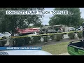 Concrete pump truck topples Wednesday at KSU construction site