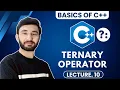 TERNARY Operator in C C For Beginners - Basics Of C