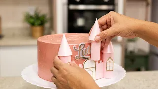 BOLO COM TOPPER EM 3 D / UMA DECORAÇÃO PERFEITA PARA MENINAS   @PARISCAKEDESIGNER ​