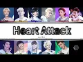 Lagu EXO (엑소) ⚹ Heart Attack (VCR - Live) | Color Coded Lyrics
