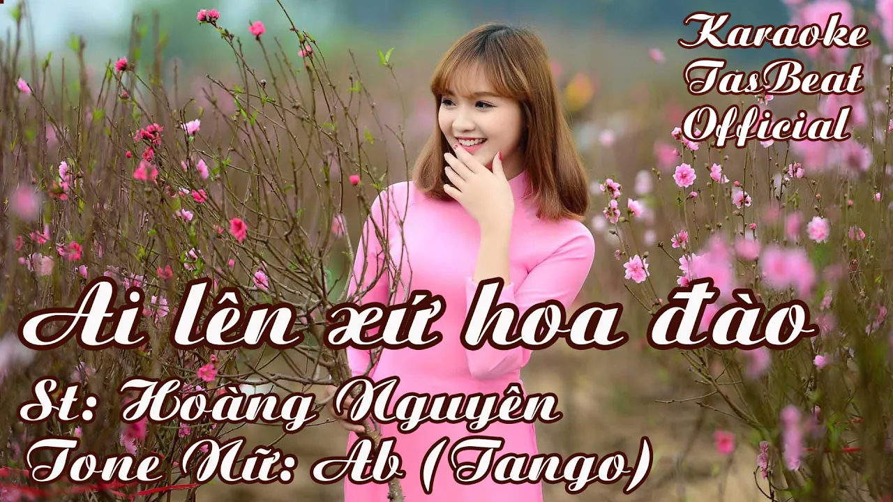 Karaoke Ai Lên Xứ Hoa Đào (Tango) Tone Nữ | TAS BEAT