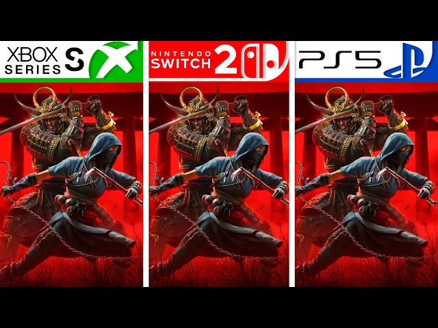 Assassin's Creed Shadows | Switch 2 - PS5 - Xbox Series S | Graphics Comparison