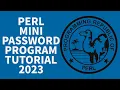 Perl Project - Password Program Code Example 2023