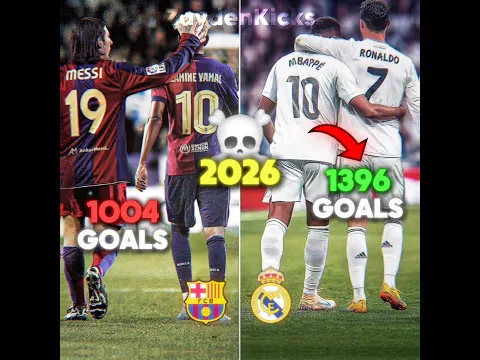 Messi x Yamal & Ronaldo x Mbappe Combined Goals 2007 vs 2026 😍🔥