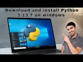 How to Download Install Python on windows Artificial Intelligence python python IDLE