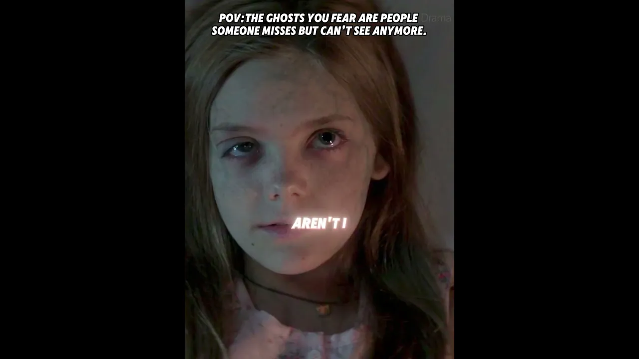 THE GHOSTS YOU FEAR ARE PEOPLE SOMEONE MISSES BUT CAN'T SEE ANYMORE. #emotionalstory #storytime poster