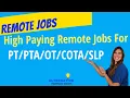 10 High Paying Remote Jobs For SLPs