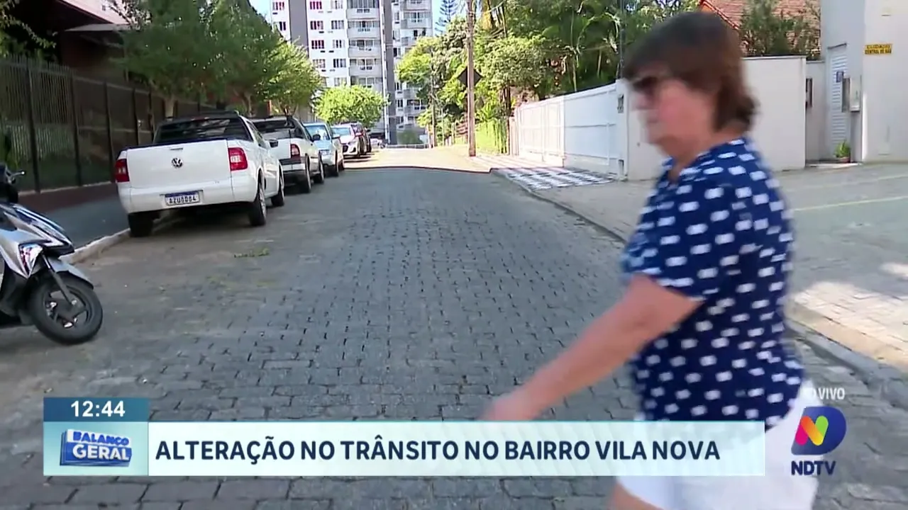 Alteração no trânsito no bairro Vila Nova