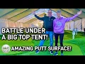 Mini Golf Battle under the BIG TOP TENT on NEW indoor Course in Raleigh NC
