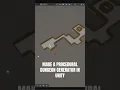 Make a simple dungeon generator in Unity