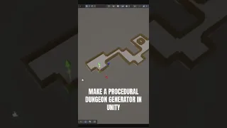 Make a simple dungeon generator in Unity
