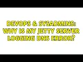 DevOps SysAdmins Why is my Jetty server logging DNS error 2 Solutions