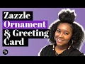 Zazzle Greeting Card Ceramic Ornament Review Unboxing