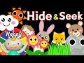 Download Lagu Baby Sensory.【Hide and Seek】🌳🦊🌳🐰🌳🐿️High contrast animation with cute sounds. Calm baby. ＃BabySensory