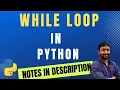 While Loop in Python Python Tutorial for Beginners