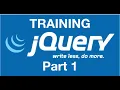jQuery Crash Course - Part 1 jQuery Training jQuery Tutorials Everyday JavaScript