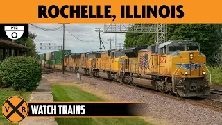 Rochelle Illinois USA LIVE Train Camera PTZ