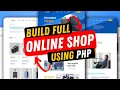 Build a Complete Online Shop Using PHP MySQL Bootstrap and HTML
