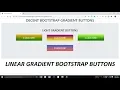 Bootstrap Gradient buttons using bootstrap classes and some css