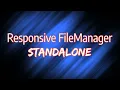 Responsive FileManager as Standalone File Manager
