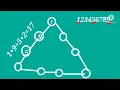 how to solve magic triangle sum 17