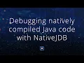 Debugging natively compiled Java code with NativeJDB