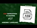 Emu8086 Tutorial Mastering Comparison Logic with CMP Instruction Assembly Language Programming