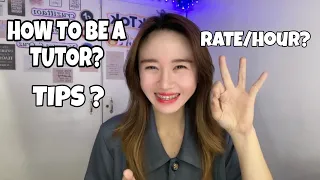 HOW TO BE A TUTOR TIPS IN TUTORING RATE PER HOUR AS A TUTOR