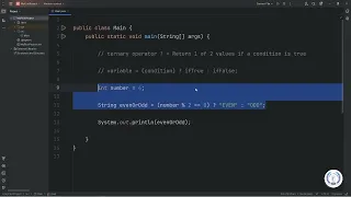 11 - Ternary Operator in Java java full stack