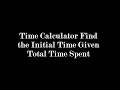 Time Calculator with Batch Programming