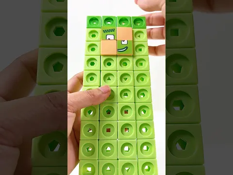 Numberblocks Mathlink Cubes 44 Official Building #numberblocks