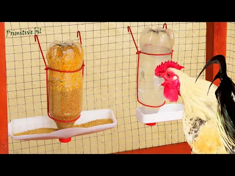 Download MP3 Como hacer Bebedero y comedero para jaula de gallos gallinas pollos