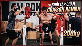  1 năm 1 buổi chân liệu Sơn Hanma sẽ gánh được mức tạ bao nhiêu ? - #HANMAVLOG