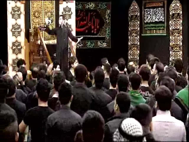 ⁣الملا حسن الصالحي الكربلائي الليالي الفاطمية 14 جماد الاول 1436 يون حيدر بلا صوت