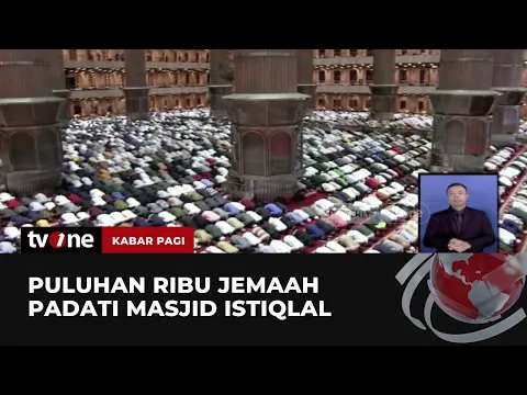 Suasana Tarawih Malam Pertama di Masjid Istiqlal Dipadati 30.000 Jamaah