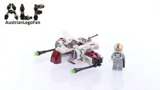 Lego Star Wars 75072 ARC-170 Starfighter Microfighters Series 2 - Lego Speed Build Review