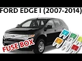 Ford Edge I 2007-2014 Fuse Box Diagram Location