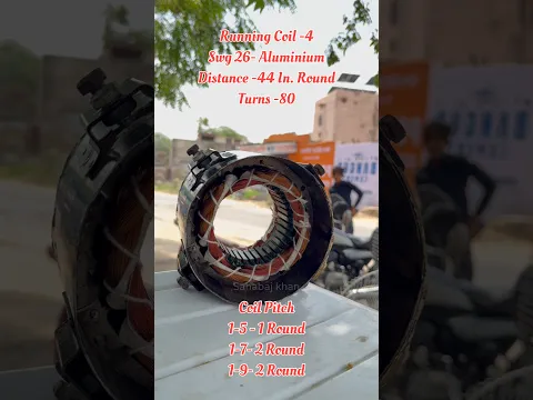 36 Slot 1440 Rpm cooler motor winding data #electrician #Electrical #windingwork #india #trending