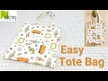 How to make a Simple Tote Bag totebag Easy Sew to Sell
