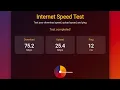 Detect Internet Speed Test Project using HTML CSS JavaScript Speed Test Website