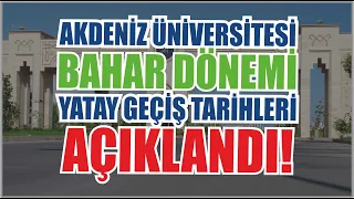 okulumu ziyaret ettim | akdeniz üniversitesi kampüs turu ve edebiyat fakültesi. 