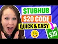StubHub Discount Code 2022 MAX Coupon Promo For Tickets 100 Works