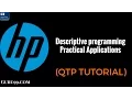 Descriptive programming Practical Applications - HP TutoriaL