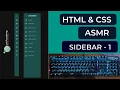 ASMR Coding No Talking - Animated Modern Sidebar Layout-1