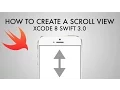 How To Create A Scroll View In Xcode 8 Swift 3 0